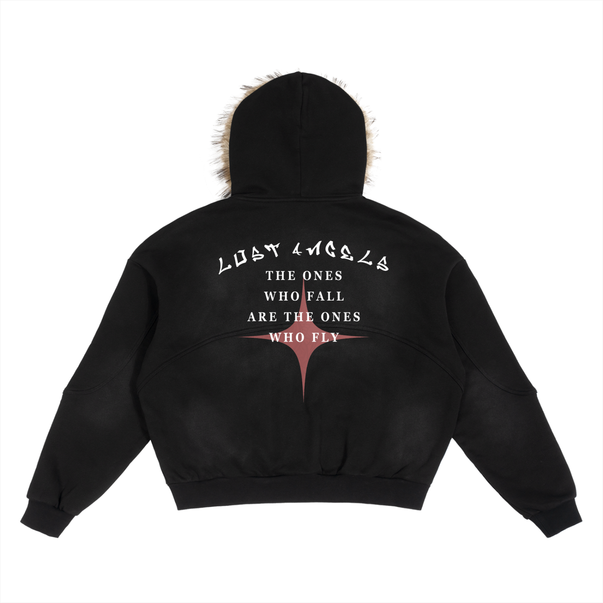 Caduta Libera Detachable Fur Hoodie