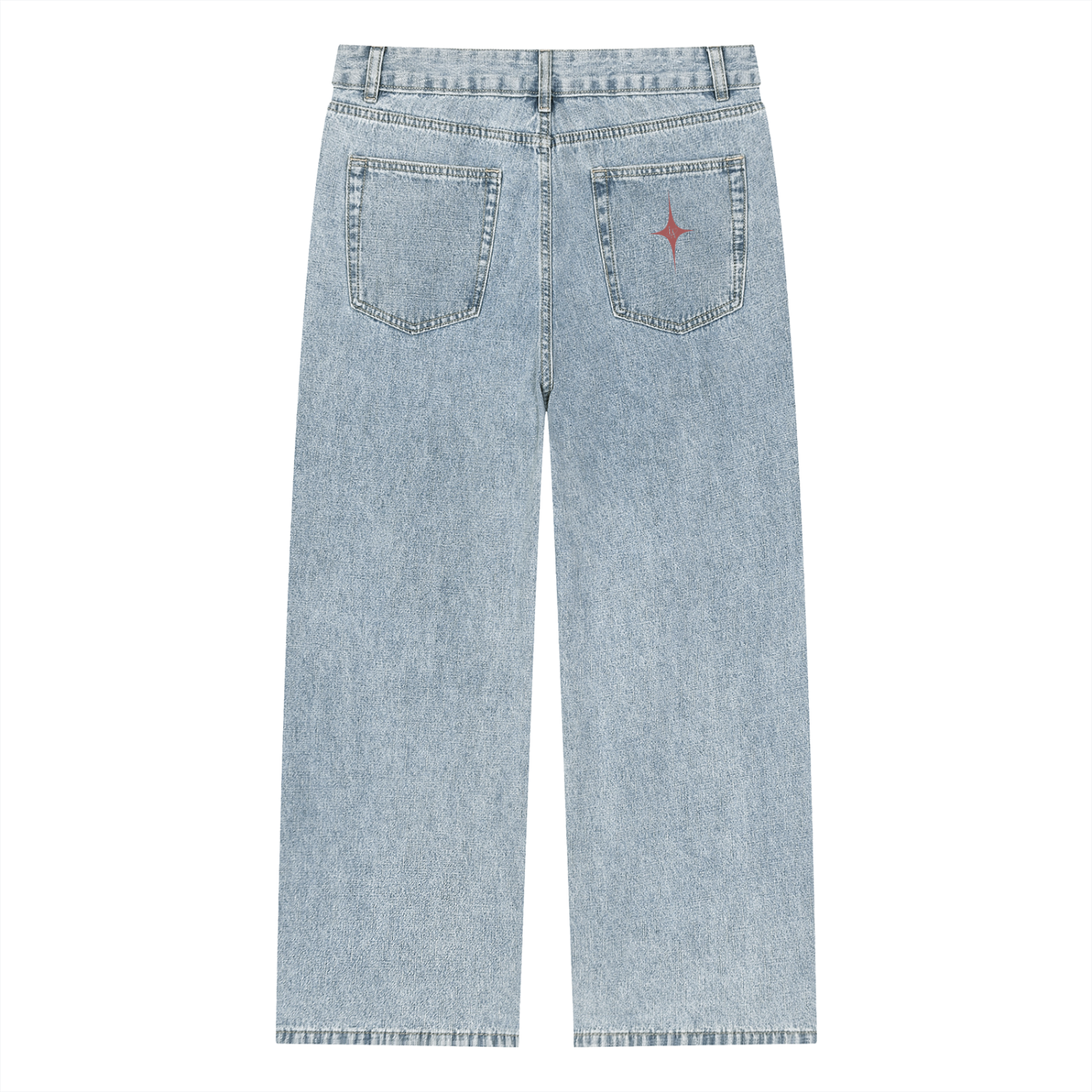 Caduta Libera Straight Jean — Washed