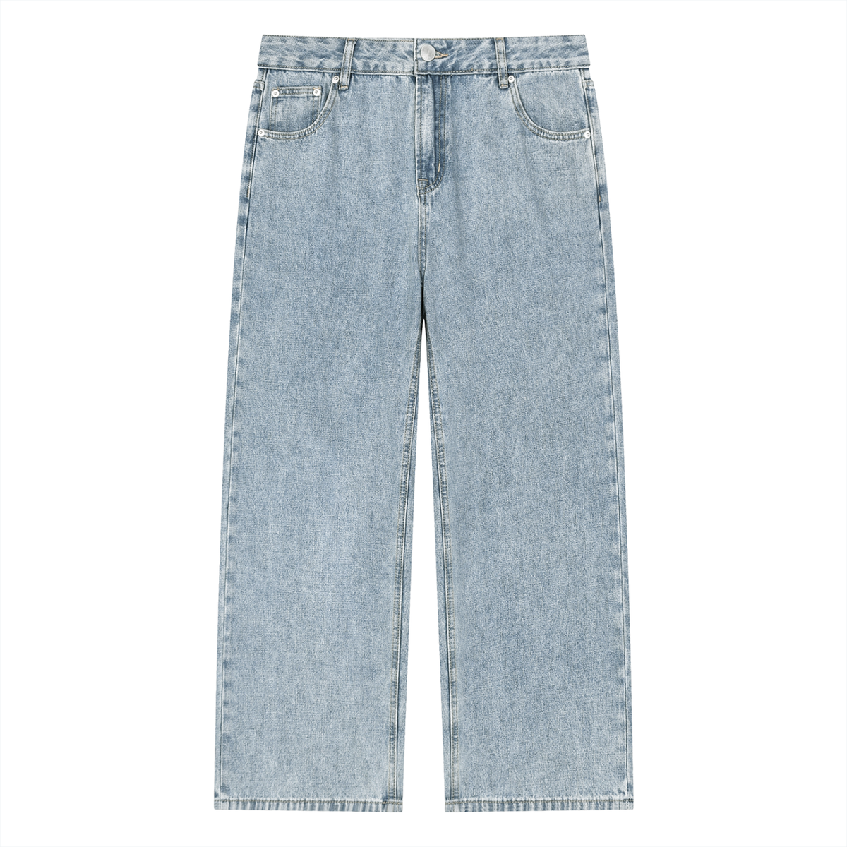 Caduta Libera Straight Jean — Washed